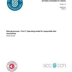 CAN/DGSI 100-7, Data governance – Part 7: Operating model for responsible data stewardship thumbnail icon