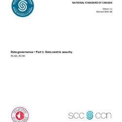 CAN/DGSI 100-1, Data governance – Part 1: Data centric security thumbnail icon