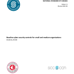 CAN/DGSI 104:2021 / Rev 1: 2024, Baseline cyber security controls for small and medium organizations thumbnail icon
